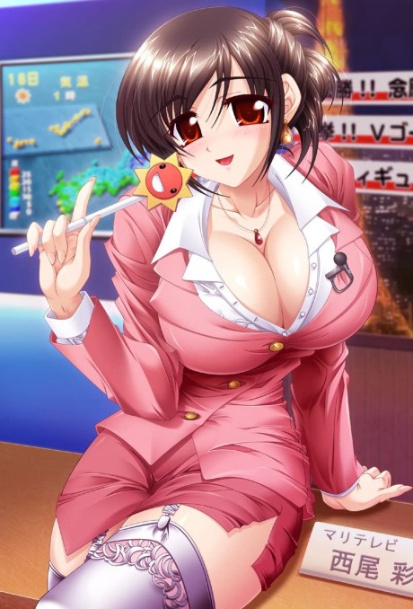 Oshaburi Announcer Poster